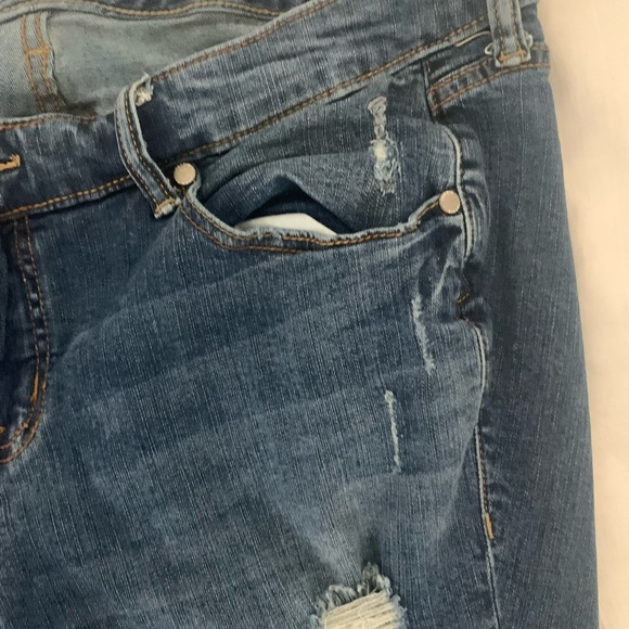 Torrid ankle skinny factory distressed jeans size 16R - Picture 6 of 12